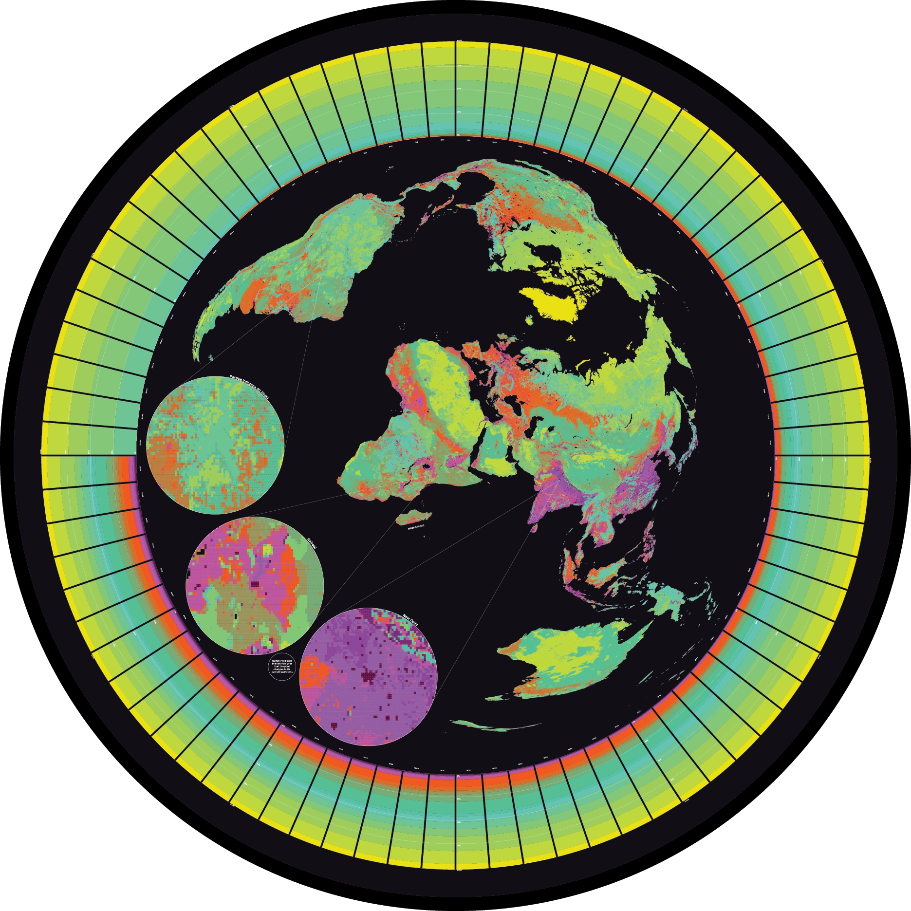 Anthromes visualization
